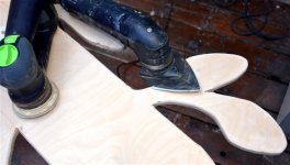 Cactus coat rack 09 -Sanding -small.JPG