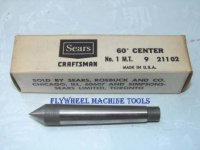 Craftsman Tailstock Center #1MT 9-21102:L2-80 $23.jpg