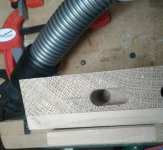10mm mortises milled to 80mm deep.JPG