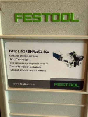 Festool cordless track saw (2 55 Li 5,2 REB-Plus). - $650.jpg